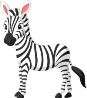Premium Vector | Cute zebra cartoon